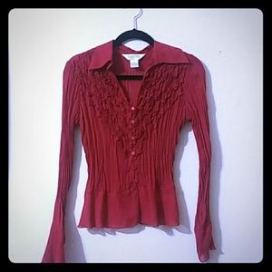 Allison Tylor Long Sleeve Blouse - Size S